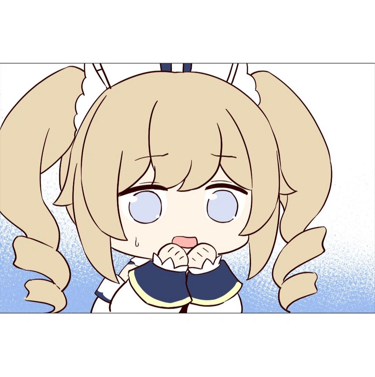 从漫画中抽取的芭芭拉表情包欢迎使用!