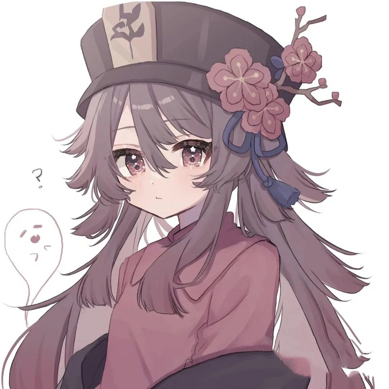 胡桃头像～这也太可爱了叭～爱了爱了 我觉得在原神里面,胡桃的眼睛最