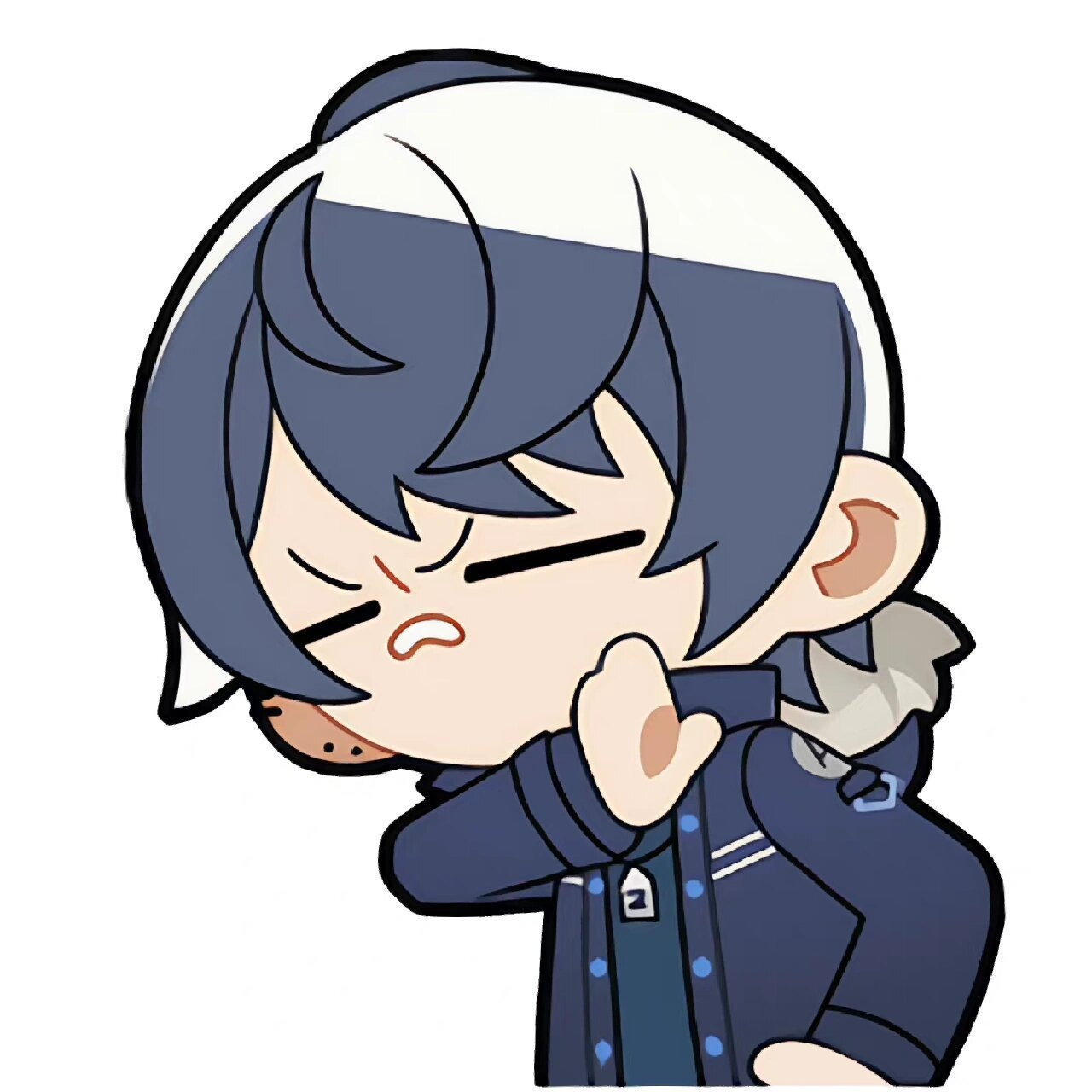 q版陆景和 未定事件簿表情包q版 原图来源微博:suaho 需要的可以自行