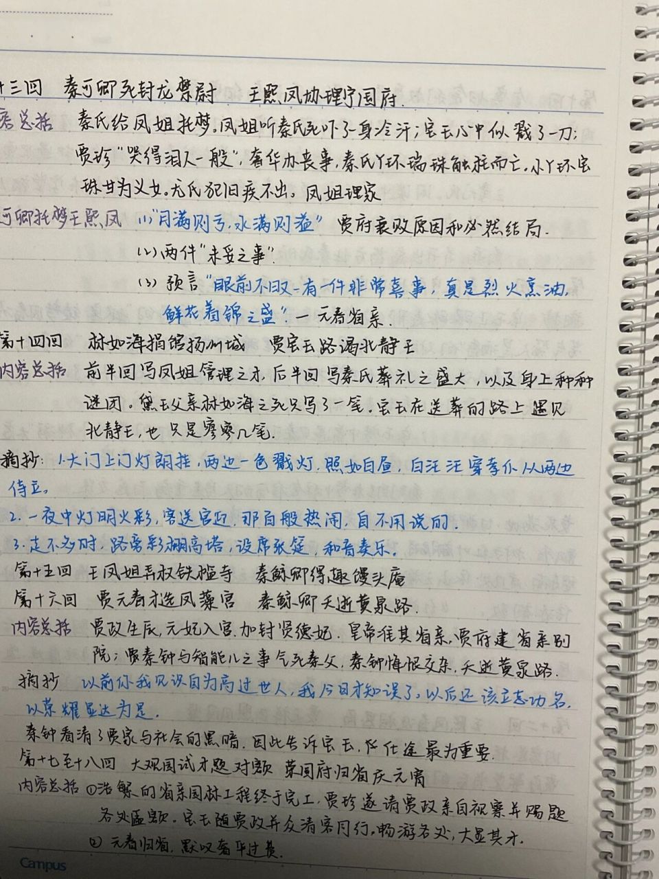 《红楼梦》读书笔记10～18回