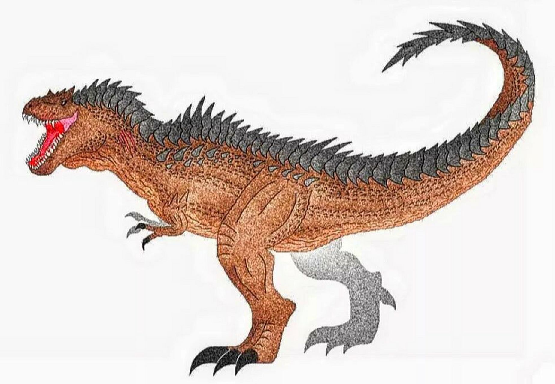 侏罗纪世界系列恐龙插画,含方舟