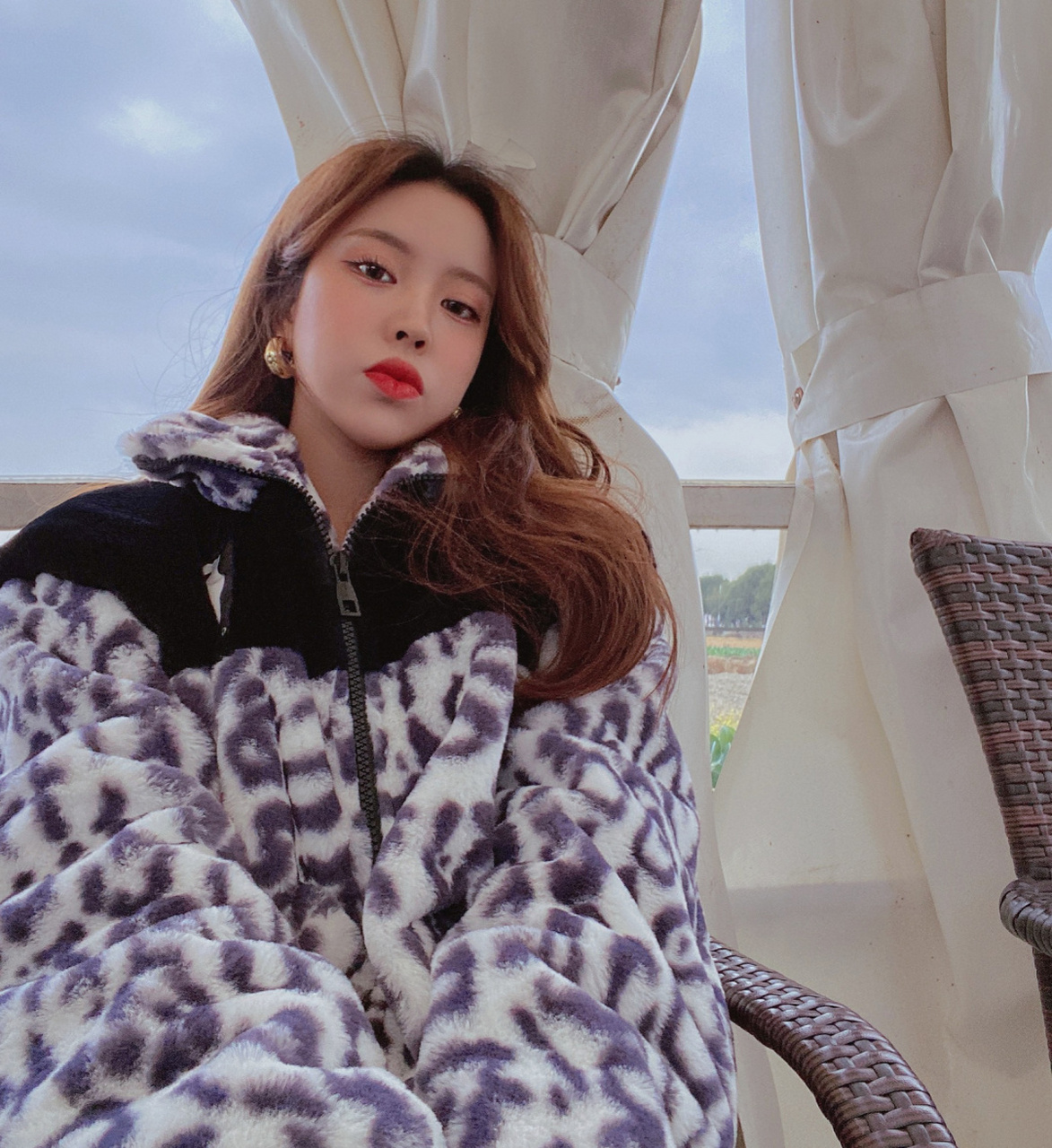 今天出去champing91 冬天当然保暖还要时髦啦!