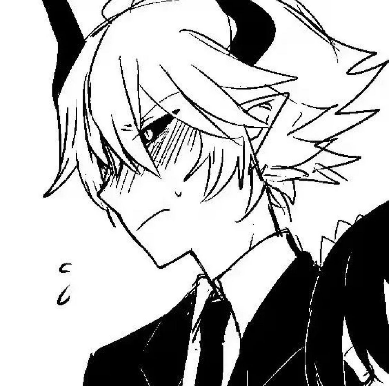 黑白系列动漫情头 礼貌抱图