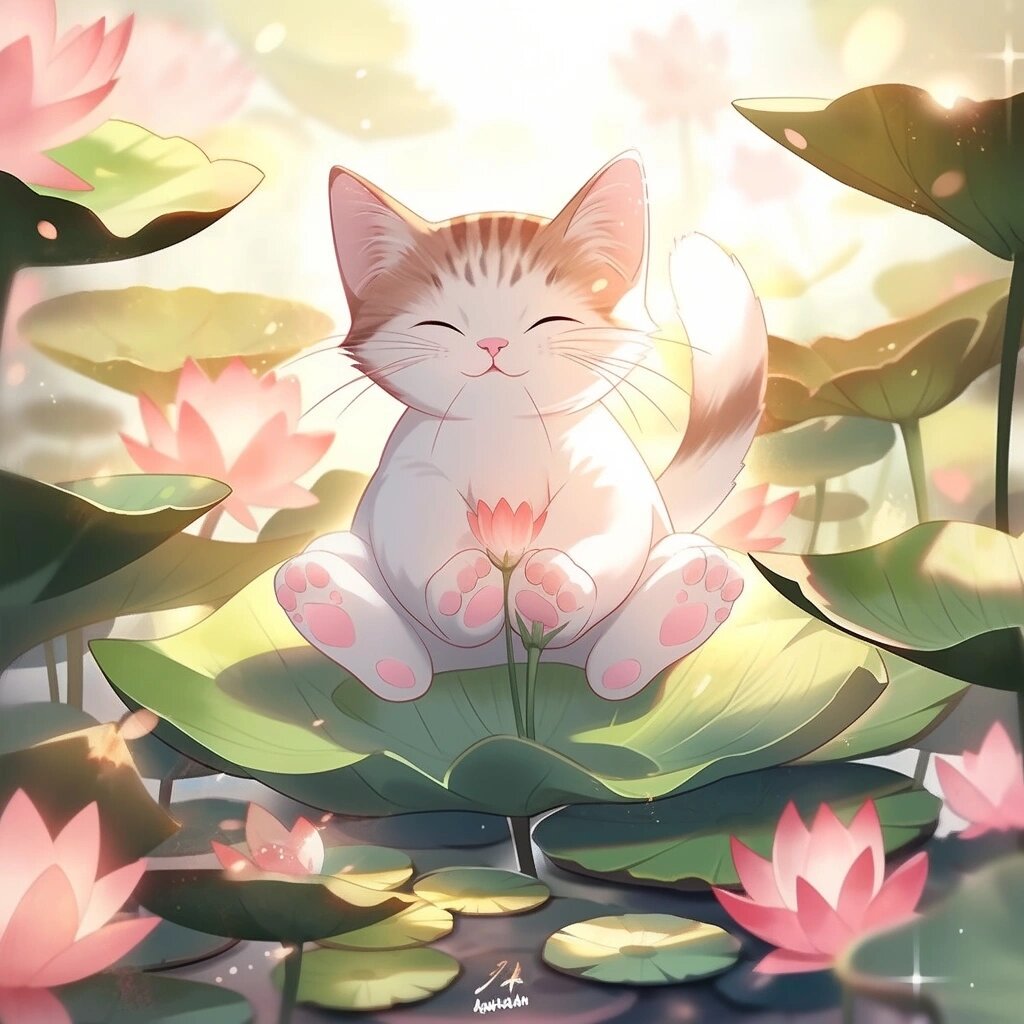 头像|好运连连佛系猫咪