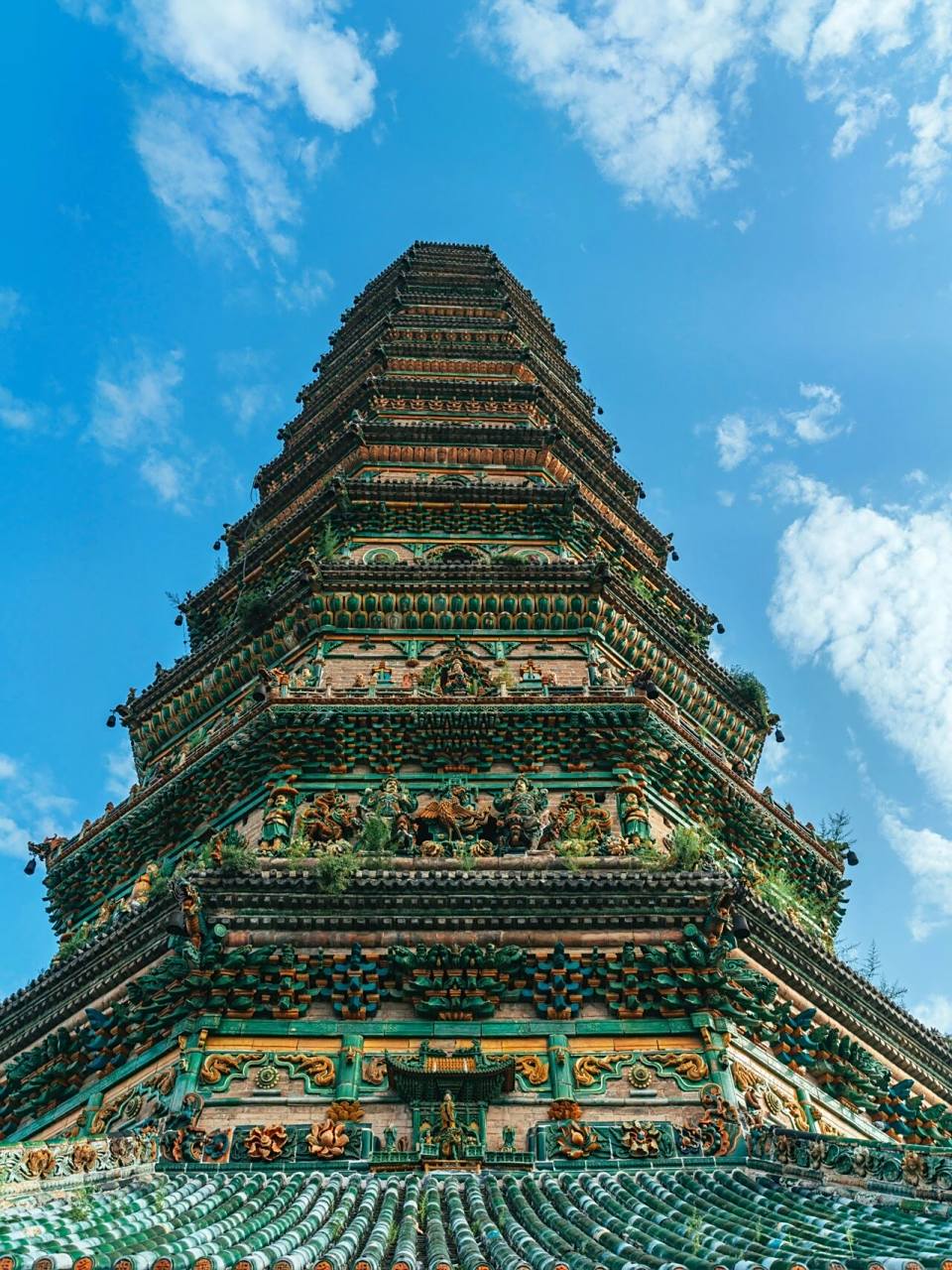 山西|广胜寺飞虹塔,一个被唐僧扫过的塔 86版西游记《扫塔辩奇冤》中