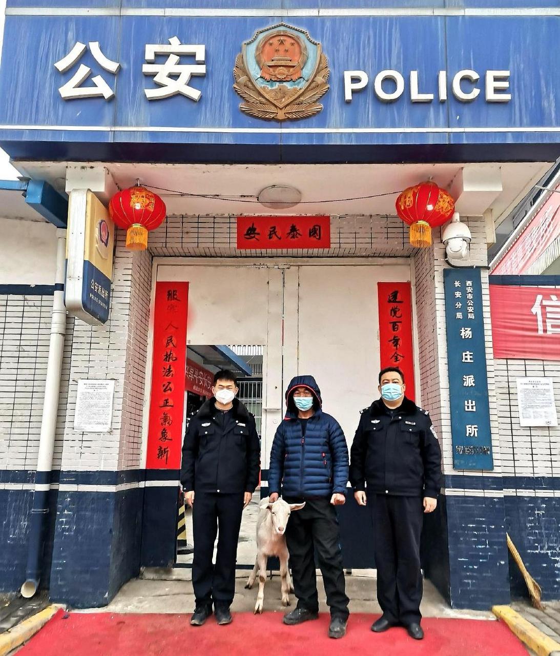 大年初一,公安长安分局杨庄派出所民警接到了辖区群众老张的求助.