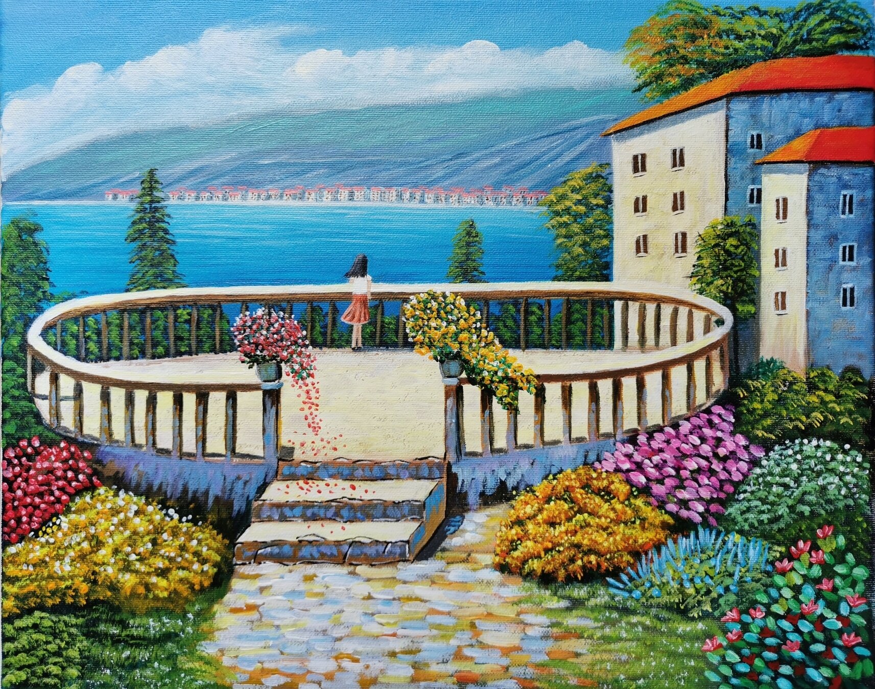 地中海别墅花园(附步骤简图)