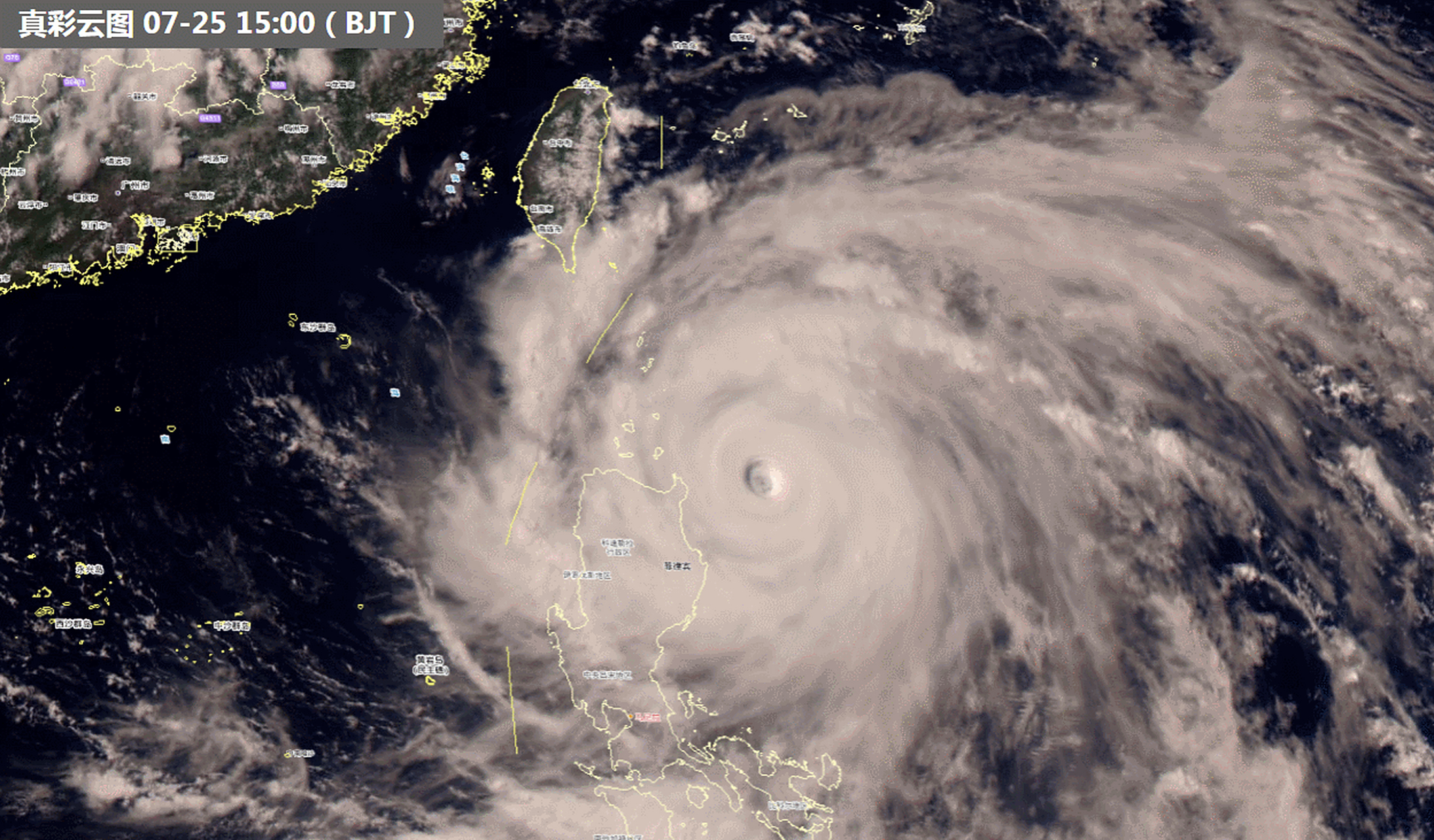 又上线了[得意]#超强台风杜苏芮#  情报1:"杜苏芮