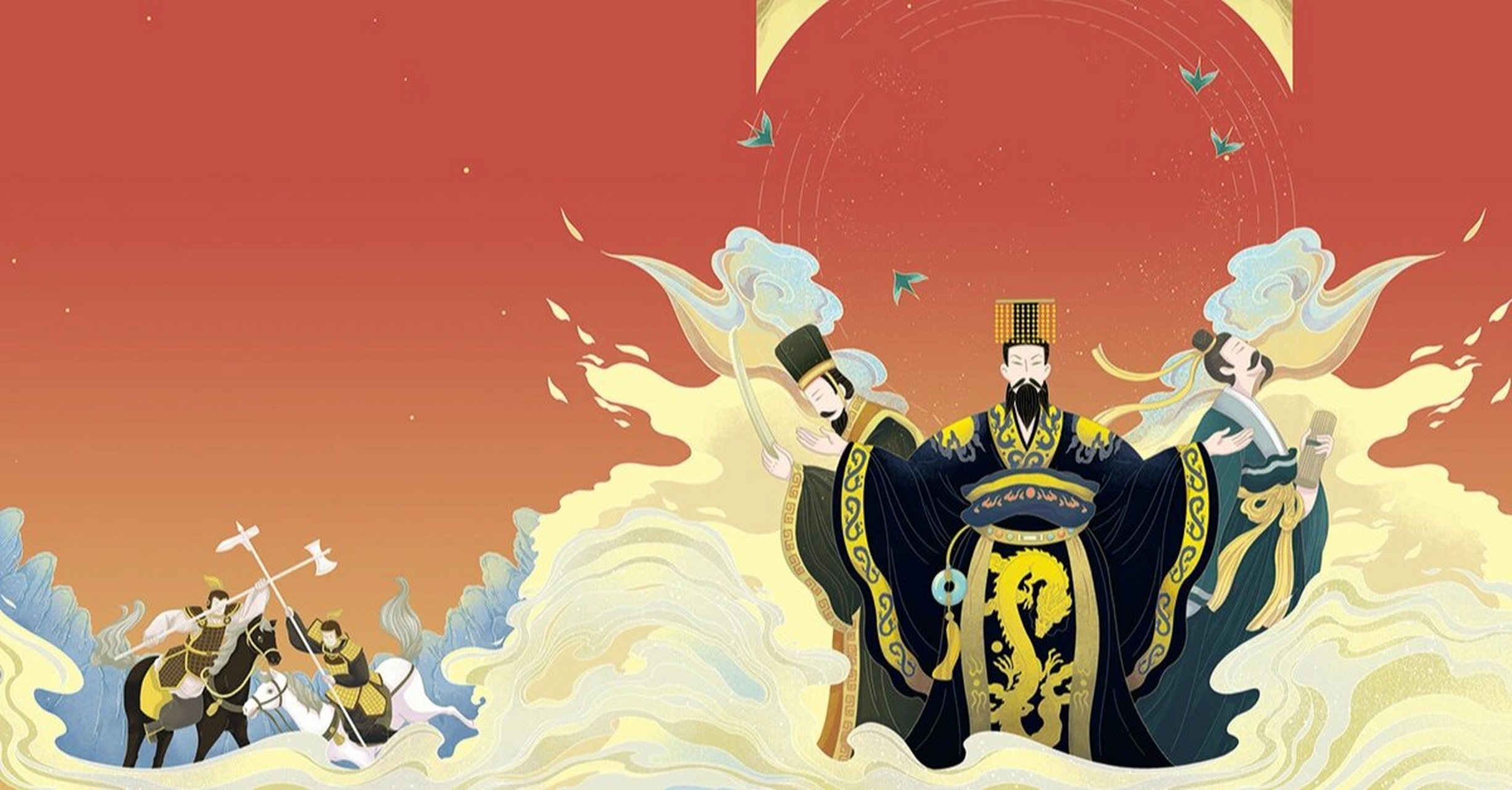 古风|上古神话|中国风插画 沧海桑田皆人间 91古风/国风 第163条