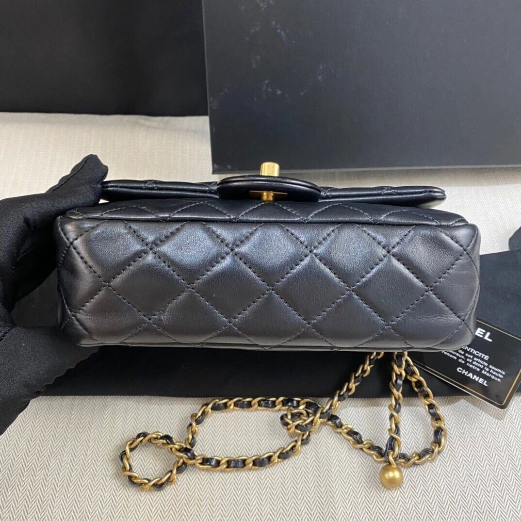 (已出)chanel 金球cf大mini 今日测评:chanel 金球cf大mini 20cm黑色