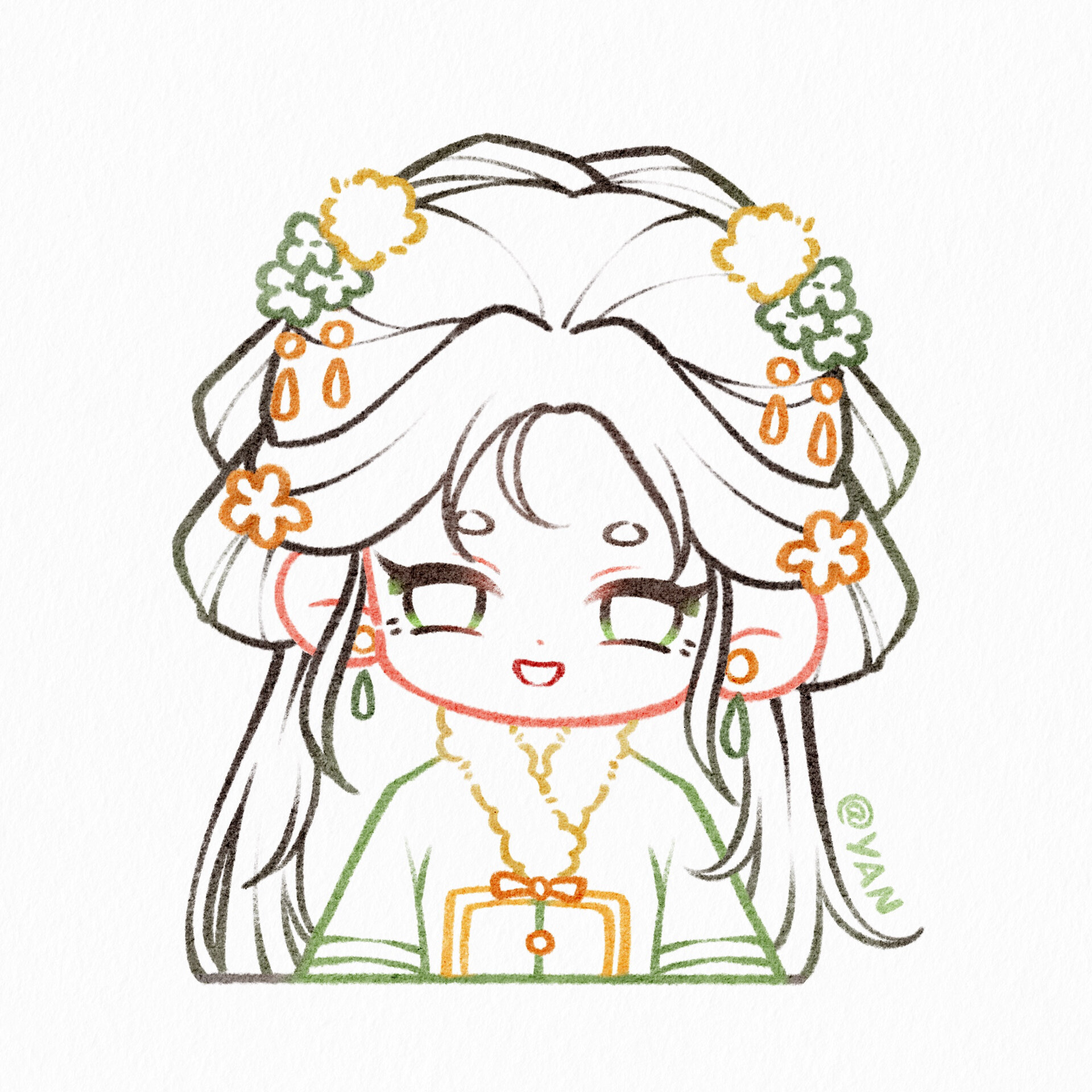 q版头像 | 可爱古风女孩