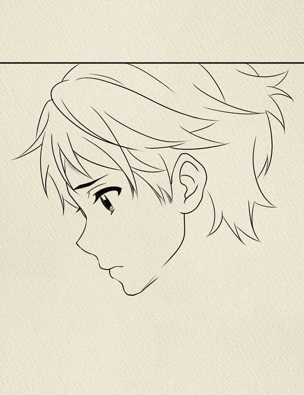 少年也终将成为宝藏 #动漫男头# #男头# #铅笔画# #男生头像# #寻找