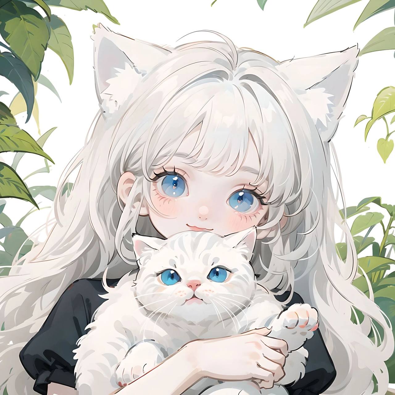 猫系女孩61女生头像～ 谁家小猫变成人了吗?