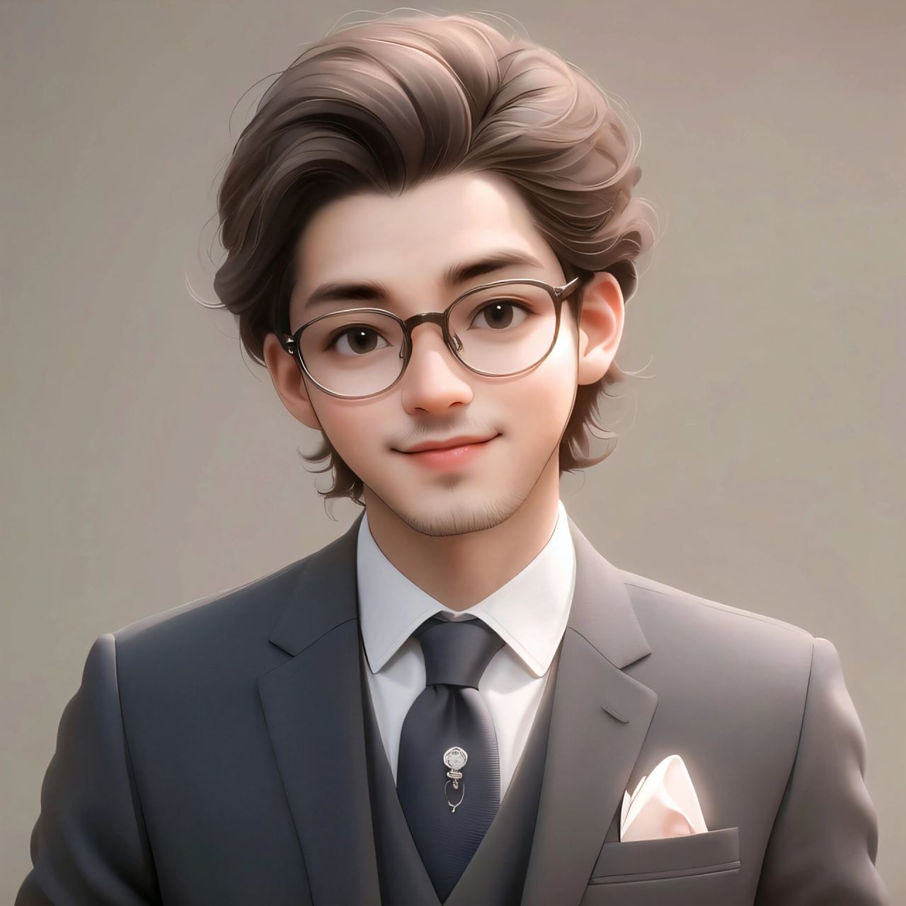 成功人士商业精英西装外套男朋友头像来一波