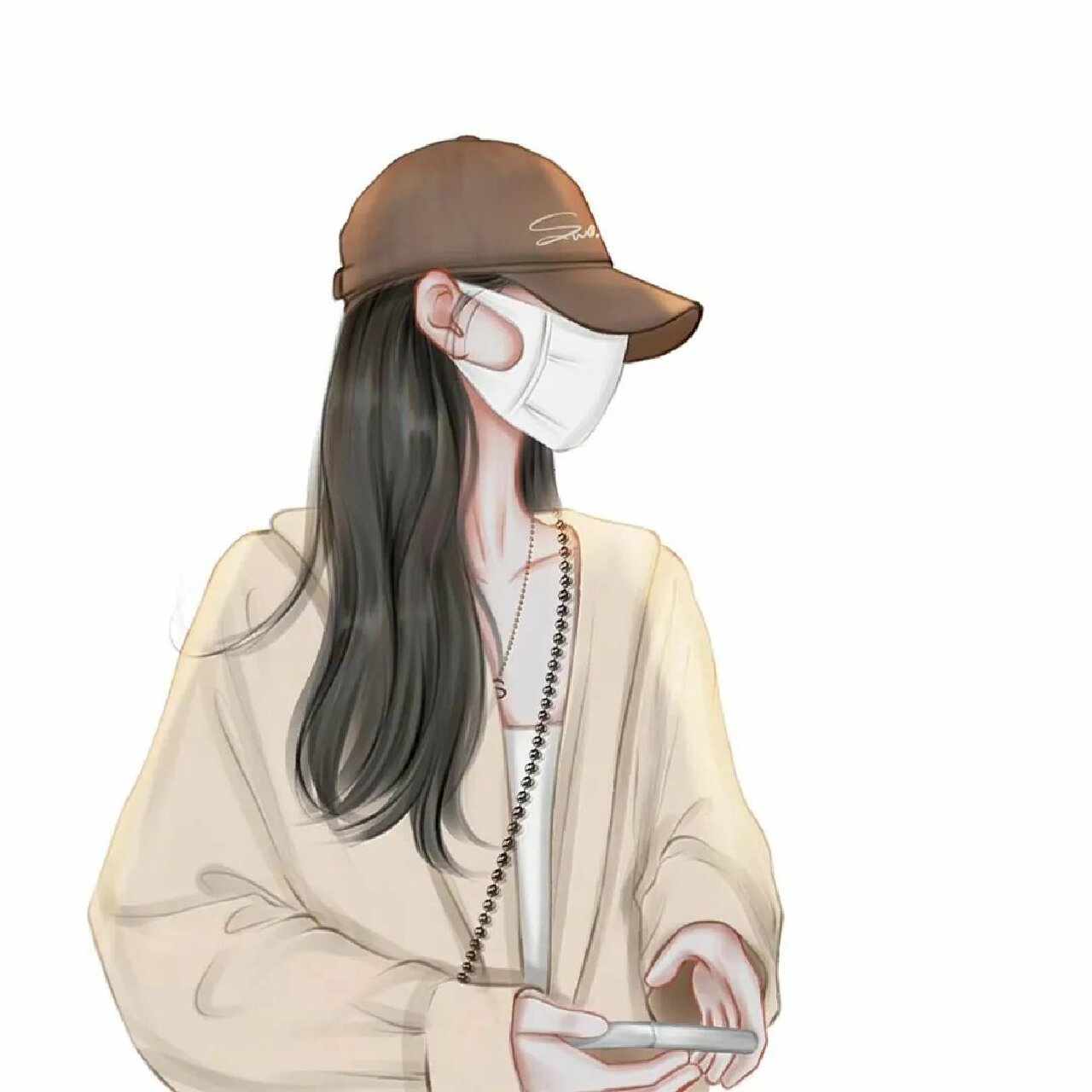 酷酷的女生不露脸头像来啦!