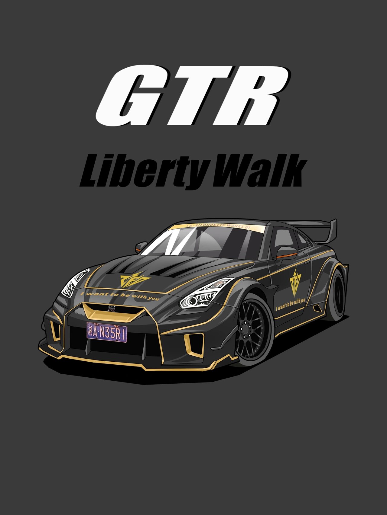 画一些gtr的壁纸