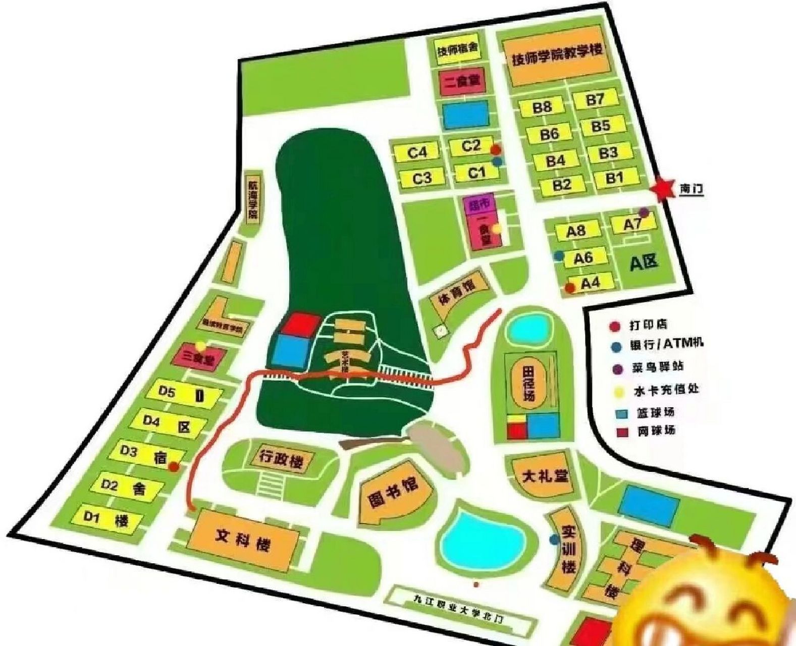 盘锦职业技术学院地图图片