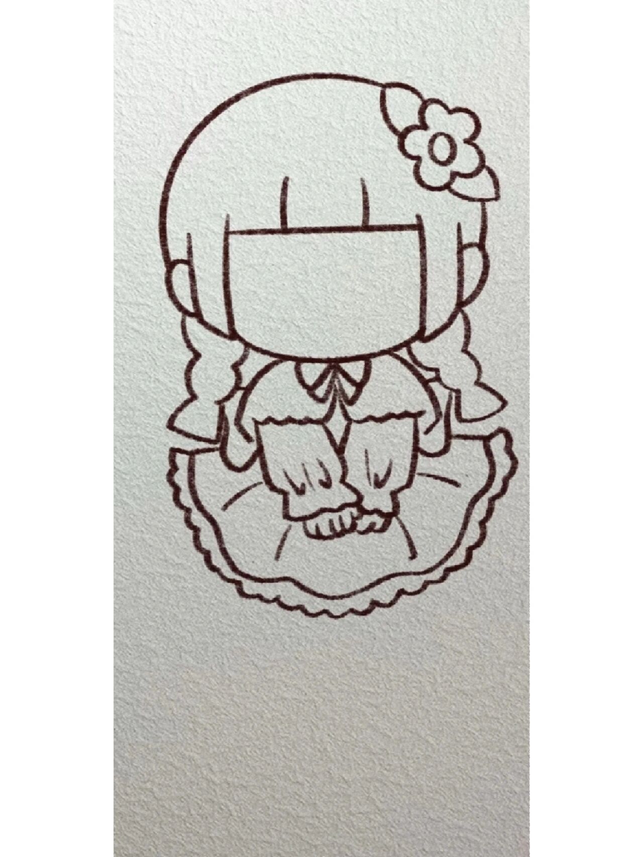 小麻薯简笔画(拇指姑娘