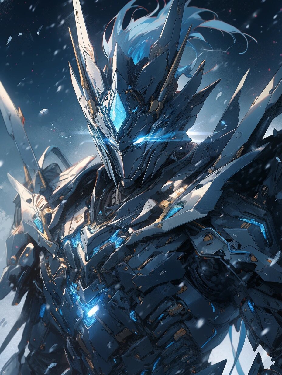 异世机甲系列|冰冷之心·寒冰骑士 天气太热了,这周都到39度了,大家