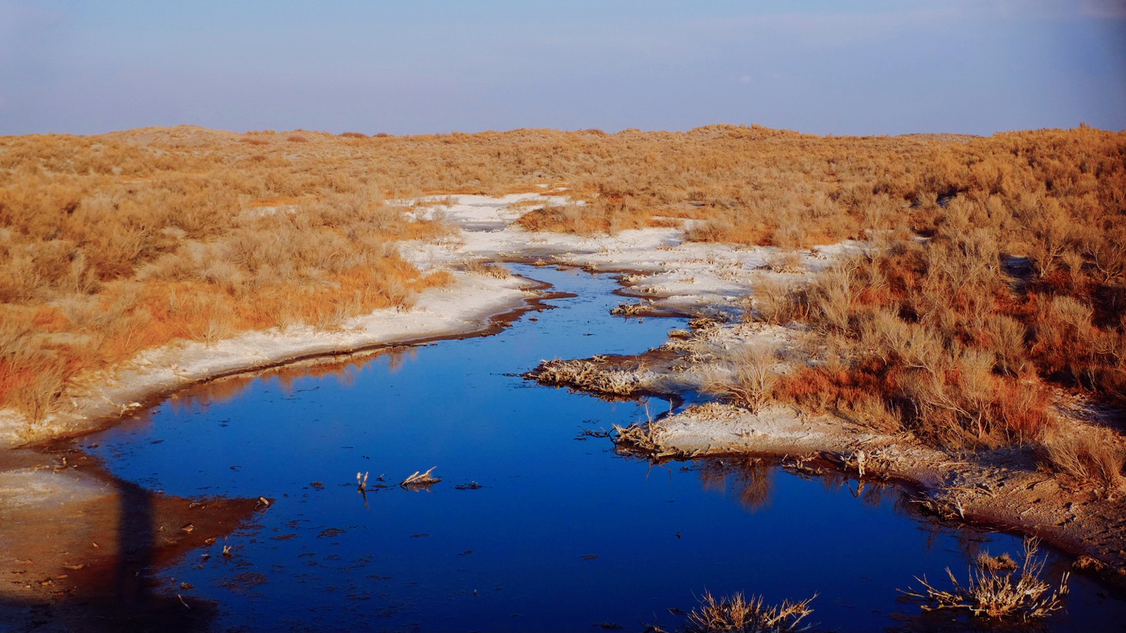 旅行时间:2021-04-26 导航地点:福海县乌伦古湖金海岸景区(不进景区