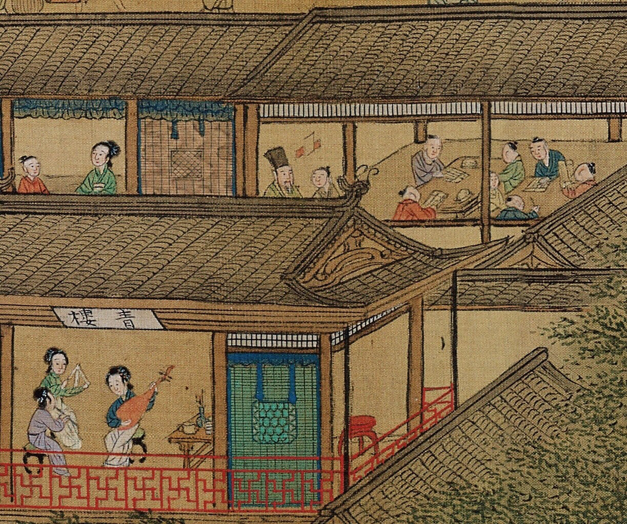 儿童名画欣赏《清明上河图》