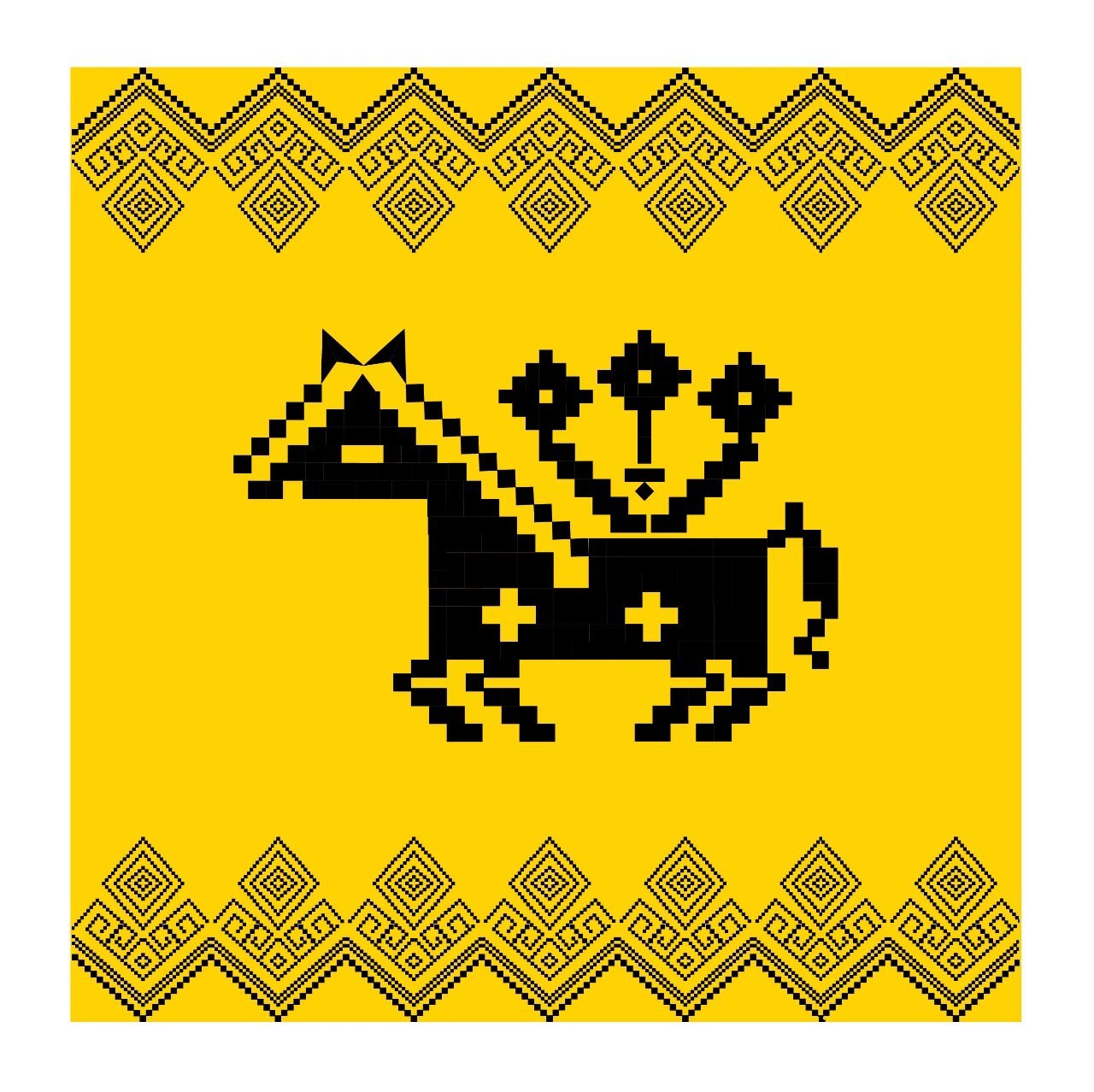 傣族织锦纹样  纹样