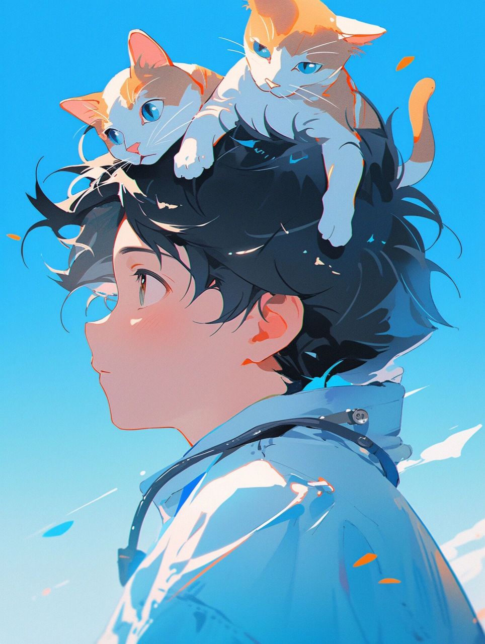 猫咪男生头像|给夏日续上一杯养猫男