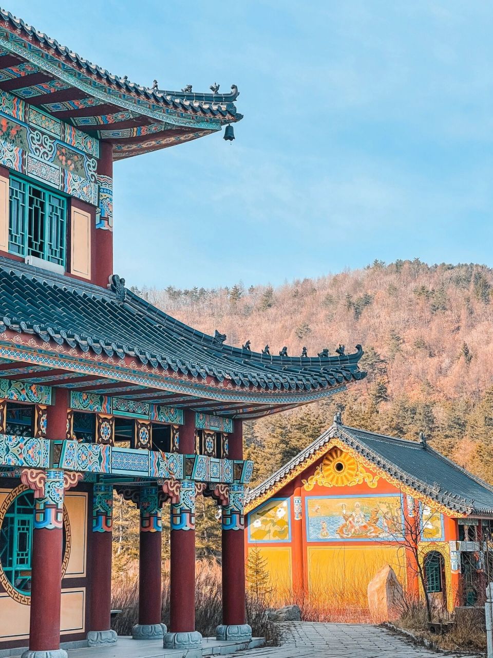 延吉|图们|中国唯一朝鲜族特色寺庙|华严寺 据说日光山华严寺是朝鲜族