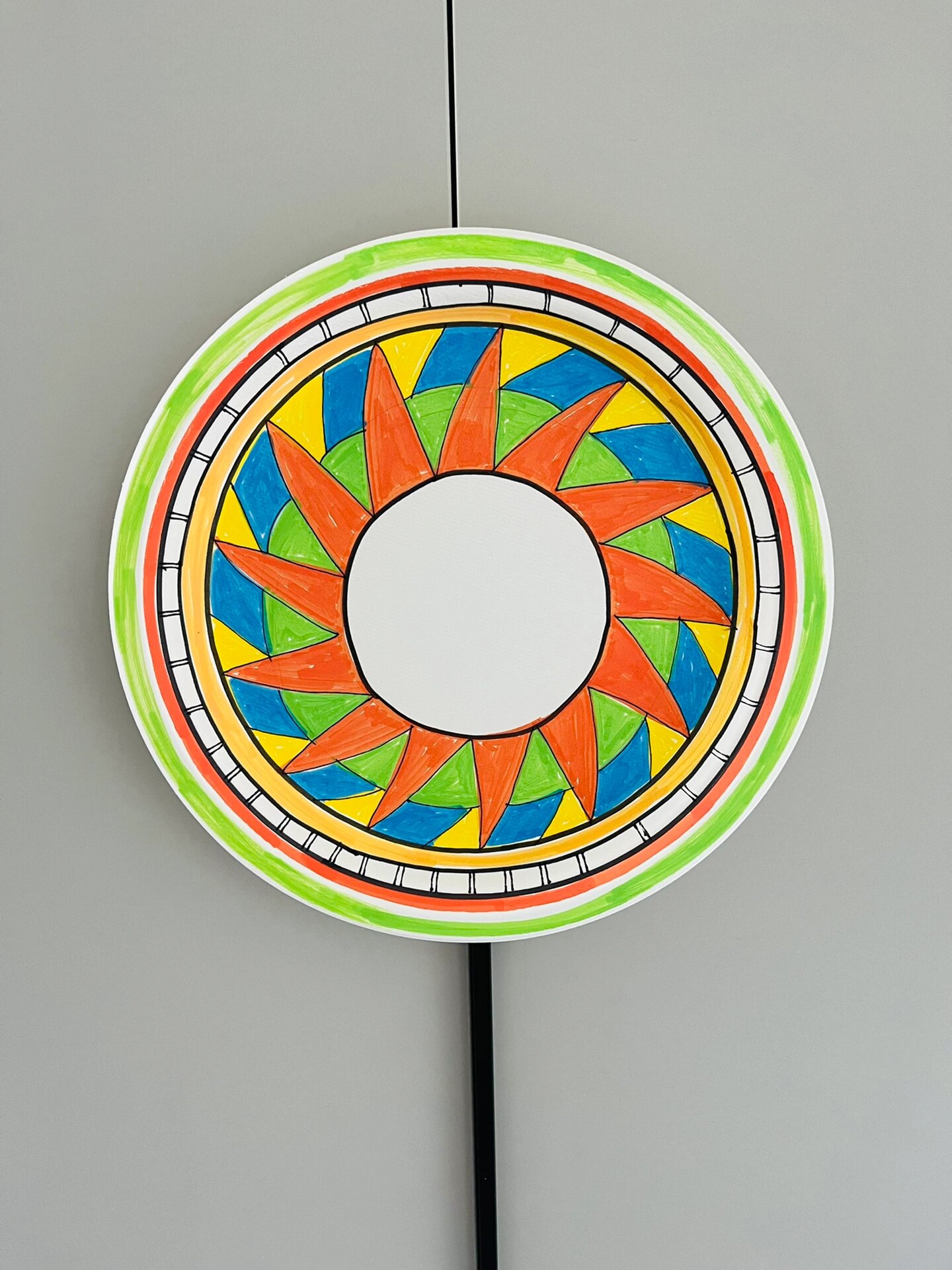 幼儿园纸盘环创 纸盘装饰