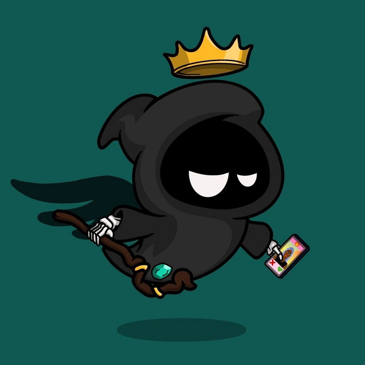 997个q版小死神头像的集合,具有独特的设计,由217个特征组成.