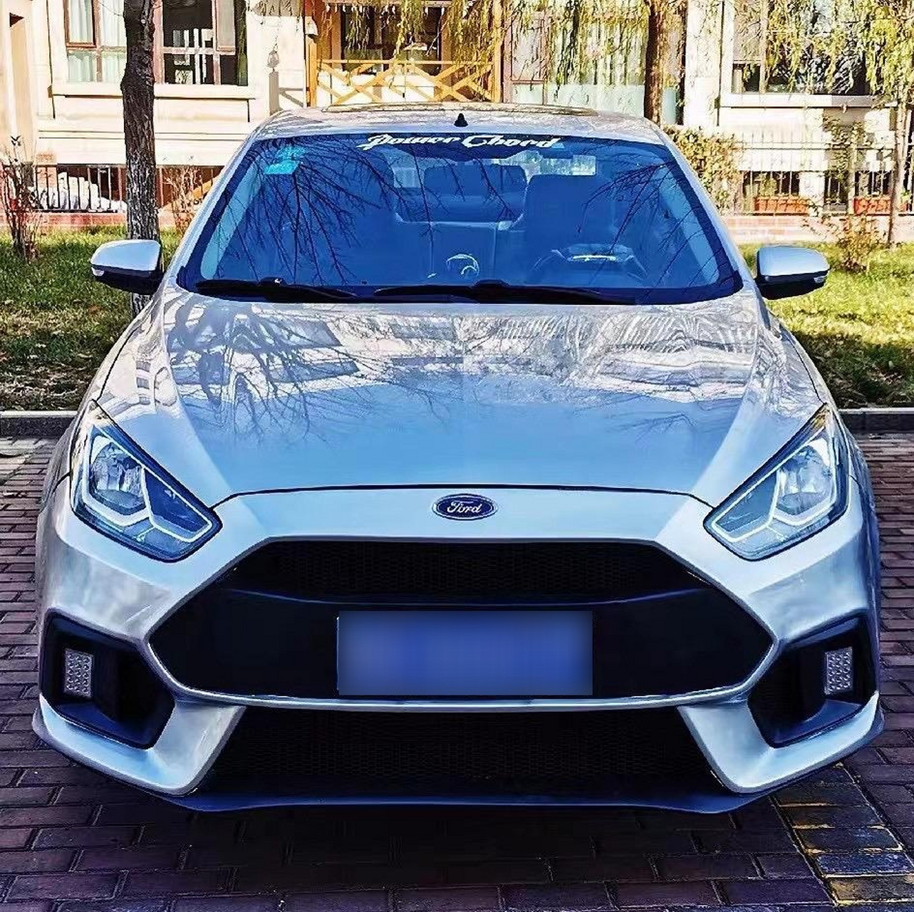 尊臣车品 福睿斯车身改色 福睿斯排气改装