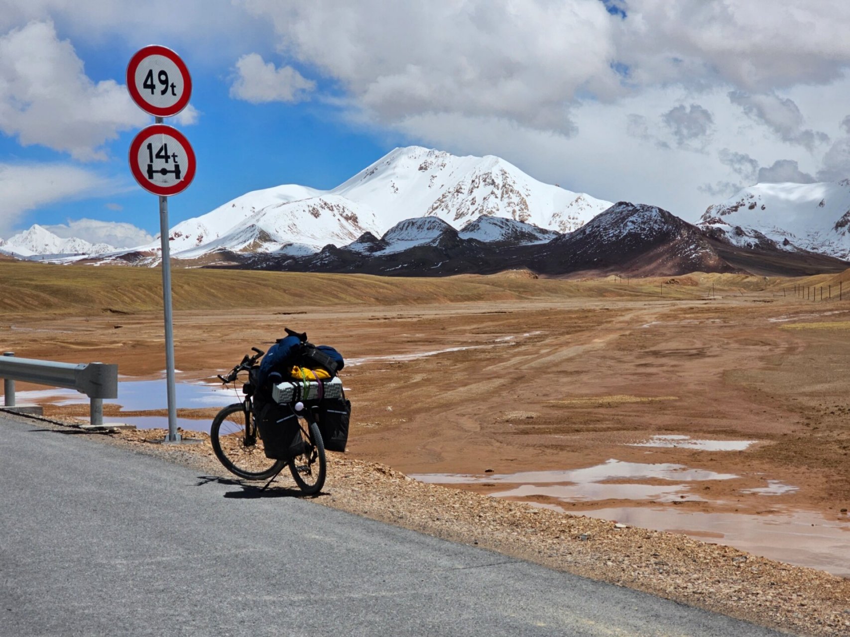 新藏骑行day9 甜水海兵站-泉水湖检查站 在广阔的地方骑行真是太爽了