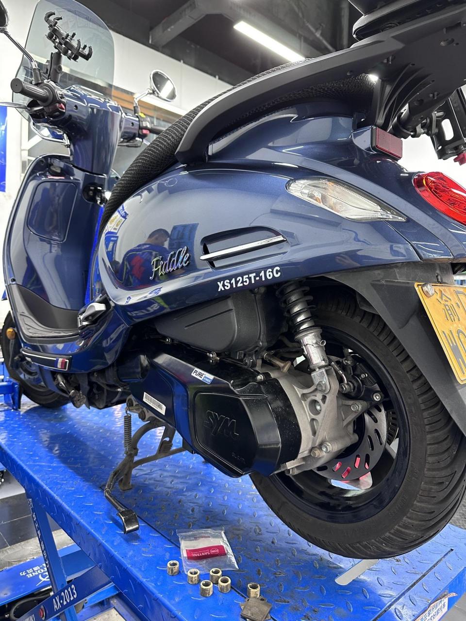 sym三阳飞度4两万公里更换整套传动总成#踏板摩托车 #三阳机车 #摩托