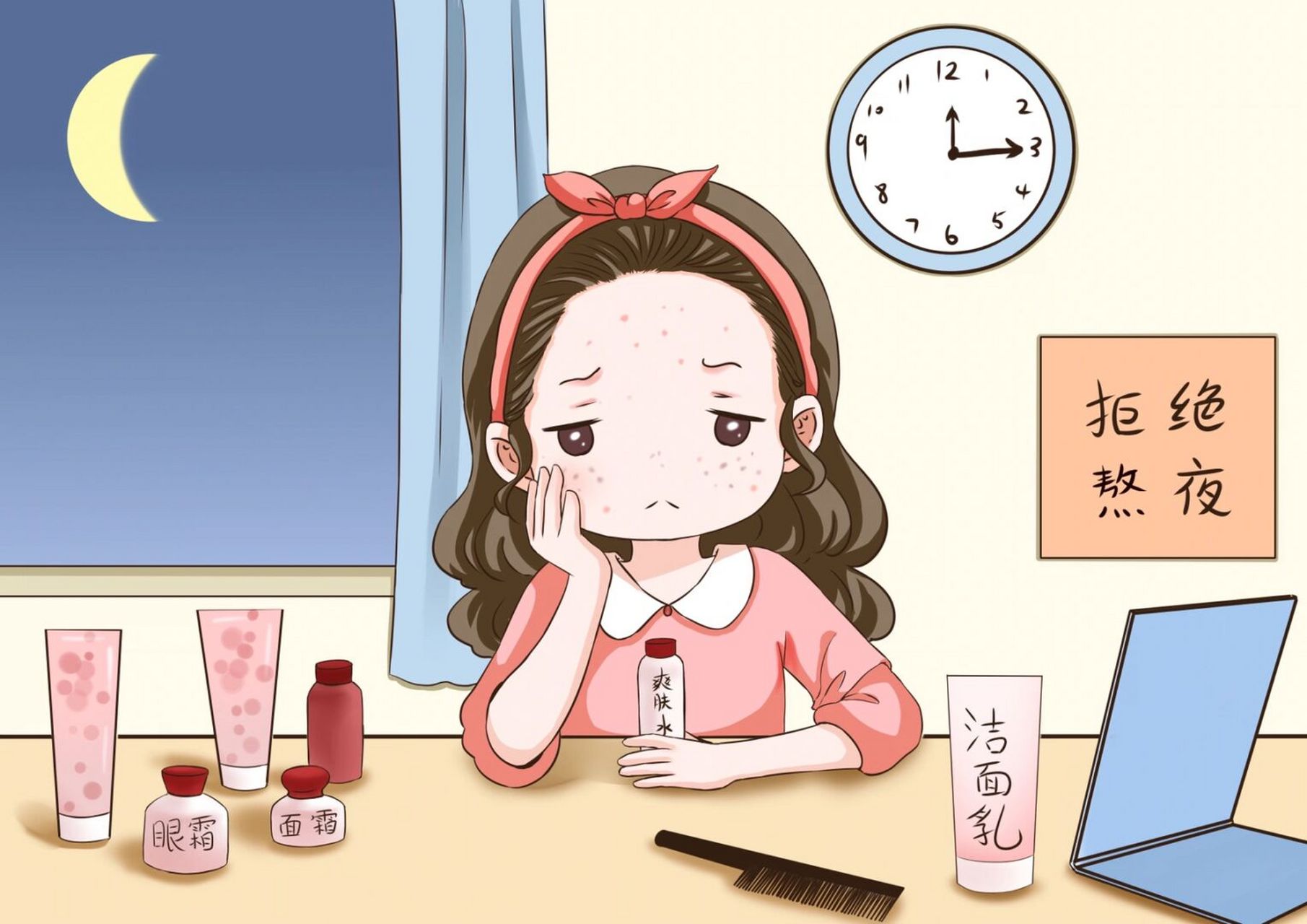 插画|苦恼的那些事儿 生活里的酸甜苦辣咸总是一直伴随 这些酸甜苦辣