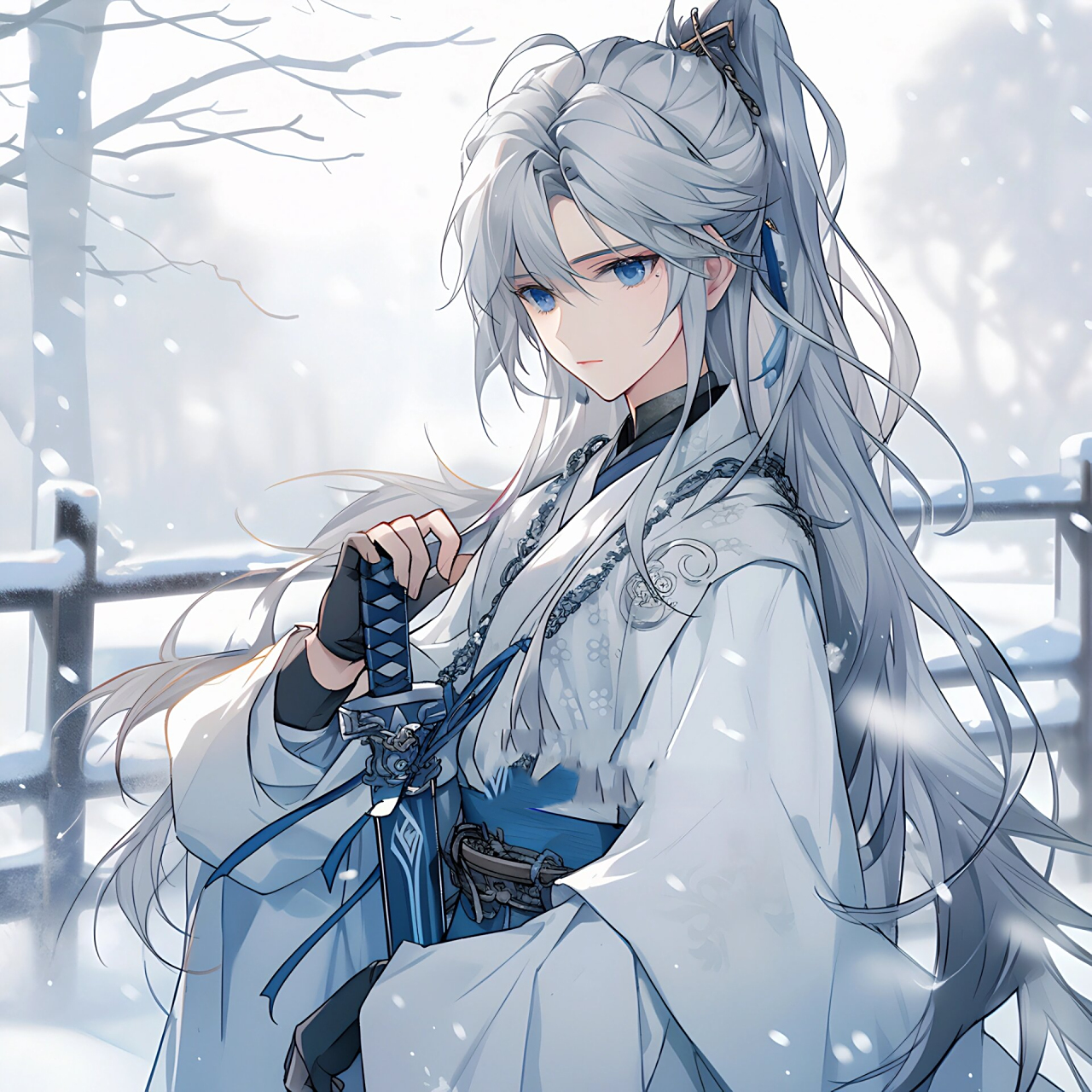 执剑小哥哥,帅得不要不要的|古风男生头像 我就问一句,这些小哥哥可