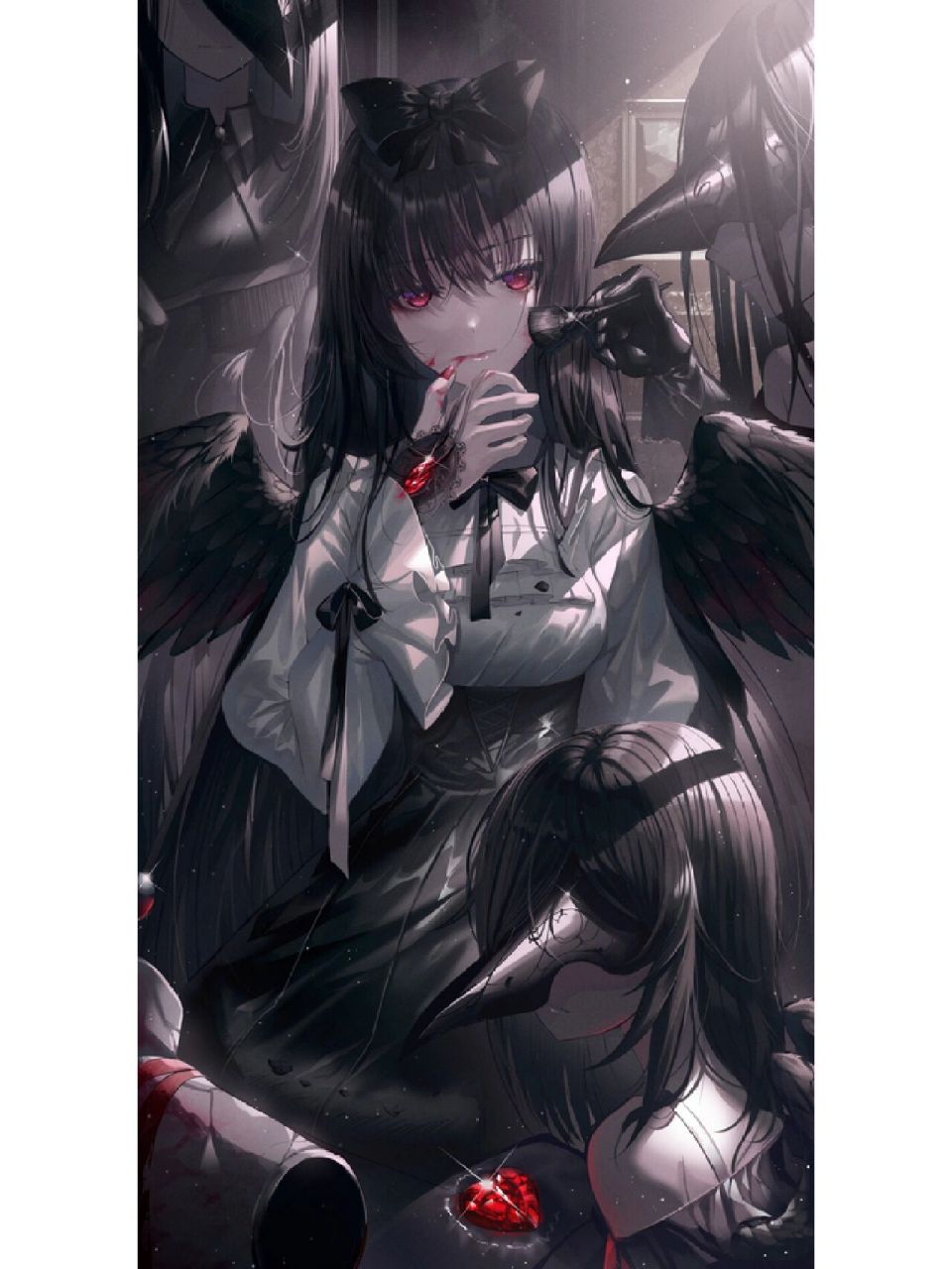 暗黑系二次元女壁纸