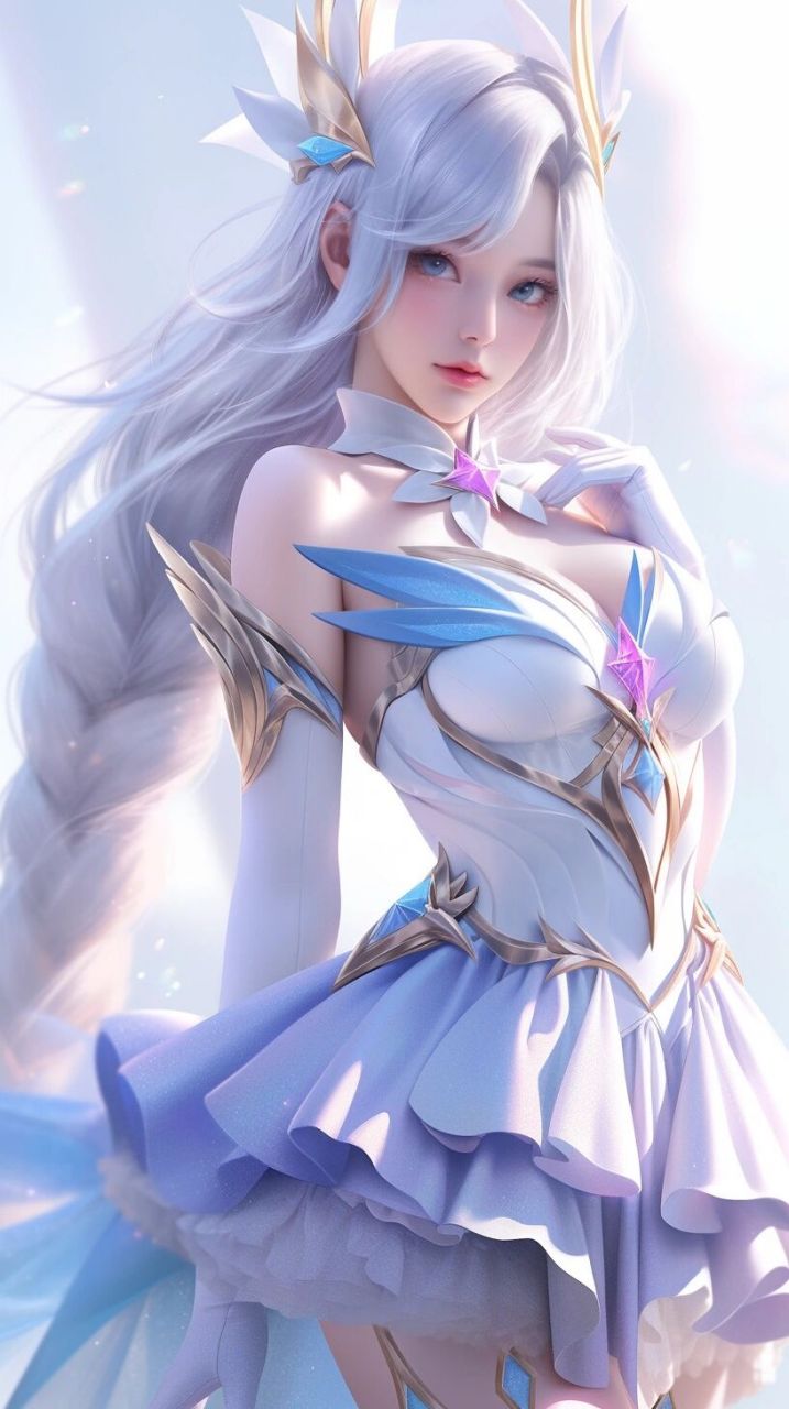 英雄联盟星之守护者刀妹 艾瑞莉娅 星之守护者的刀妹,上次视频版的