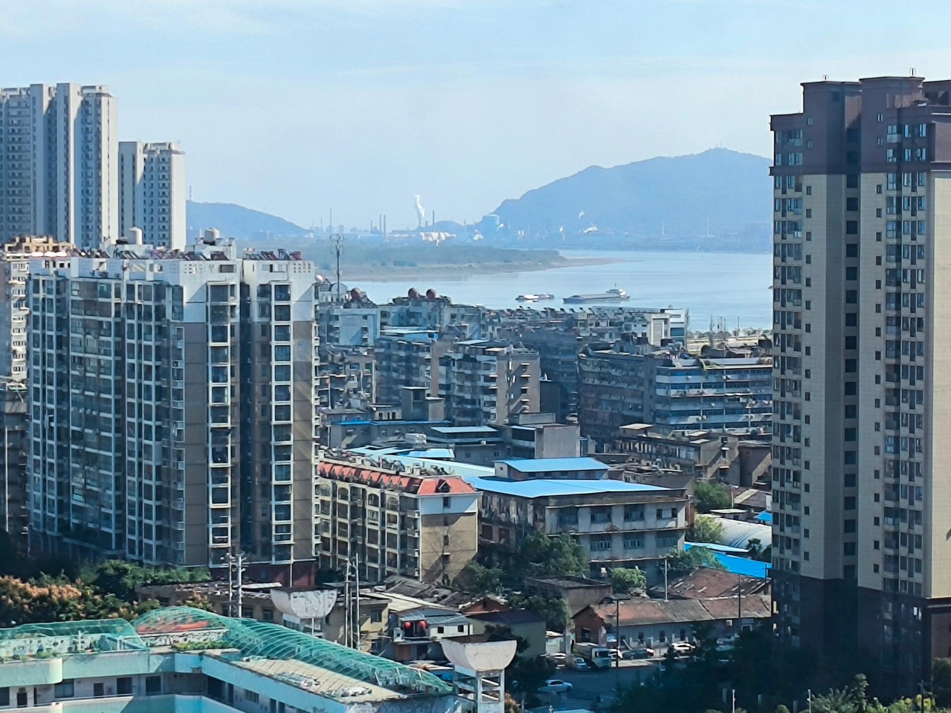 黄石港万达广场 从上面看风景真的很美