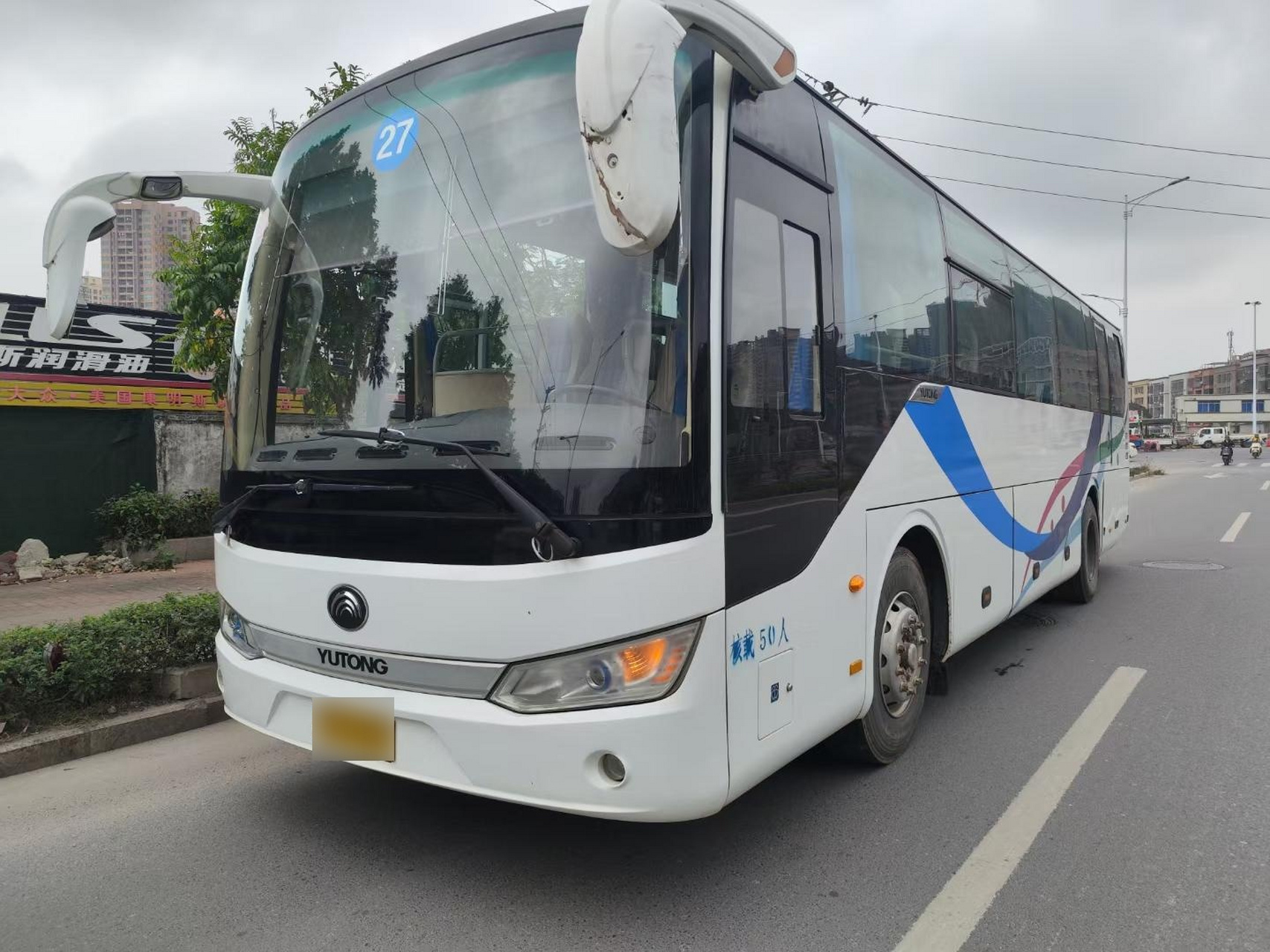 16年3月50座非营运宇通型号6115玉柴发动机国四排放车况精品随时珠海