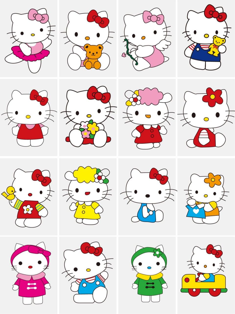 hellokitty 凯蒂猫简笔画教程来啦!