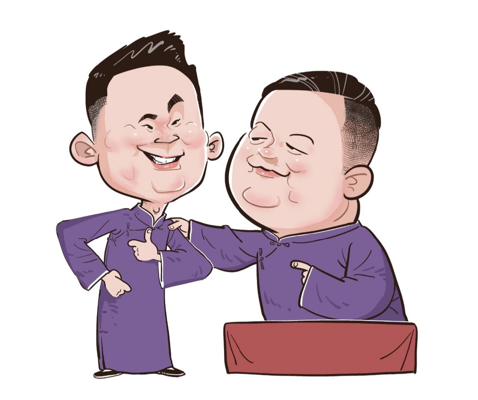 小4漫画:张九南&高九成 漫画人物