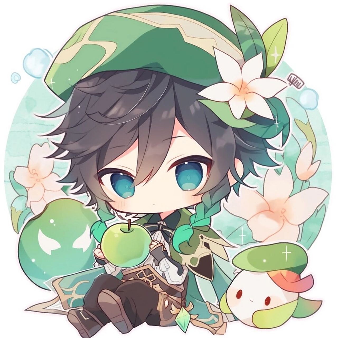 原神|超可爱的温迪 我现在会为你歌颂美好的万物万象,四季轮转,四风从