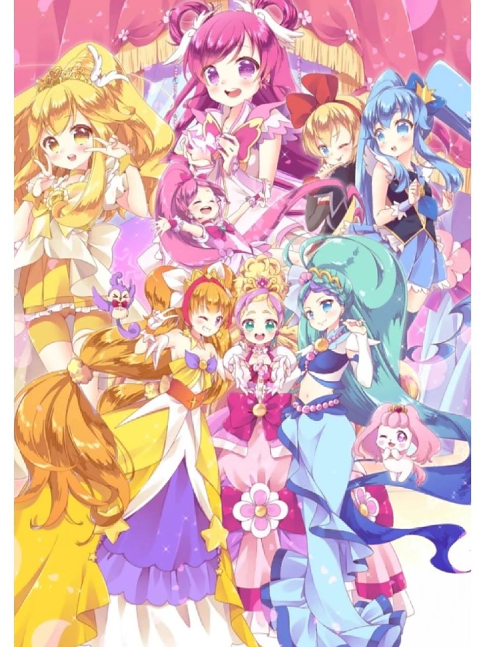 盘点那些稀有的光之美少女全员大合集图片