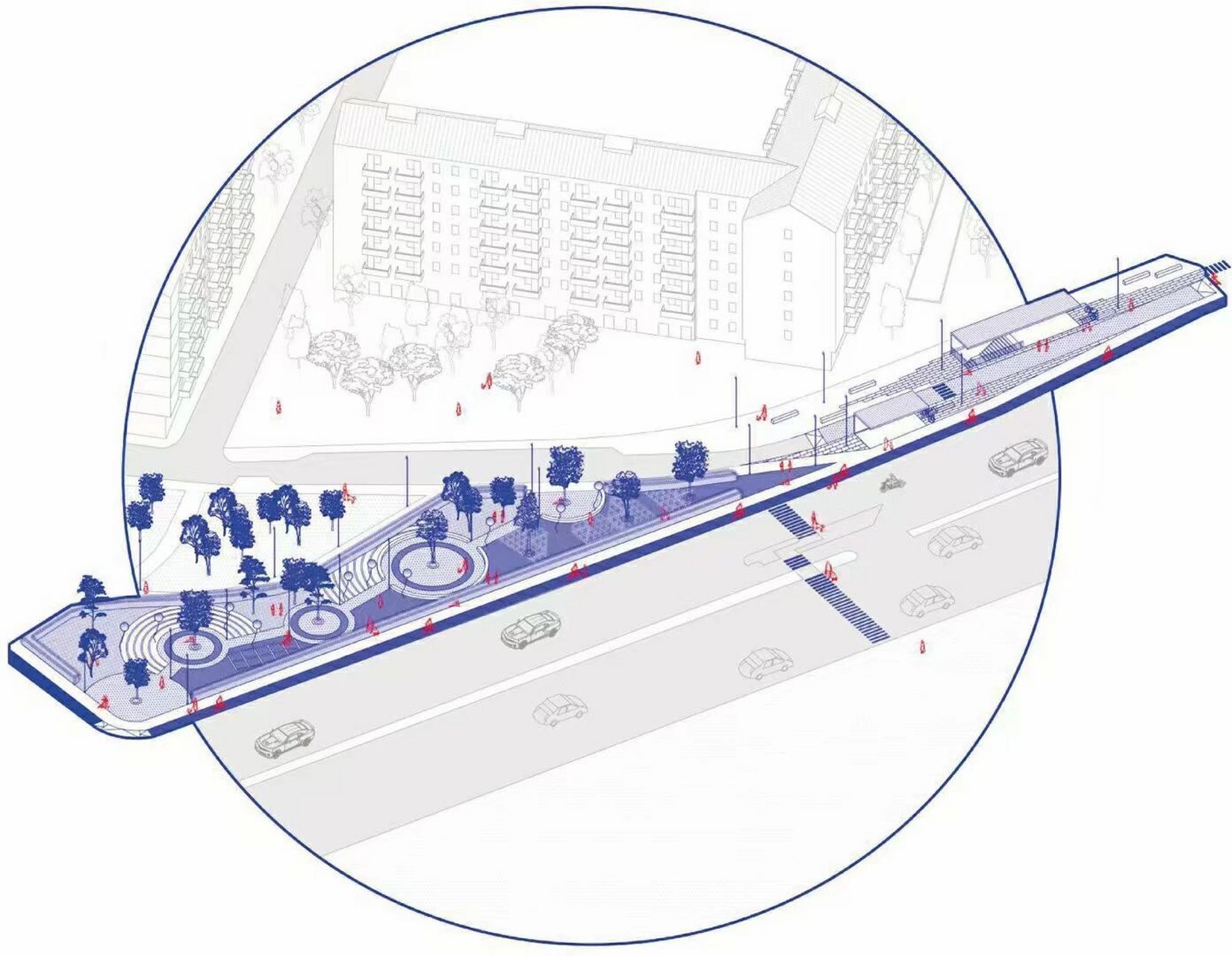 景观分析图案例 mvrdv 城市景观开放空间.