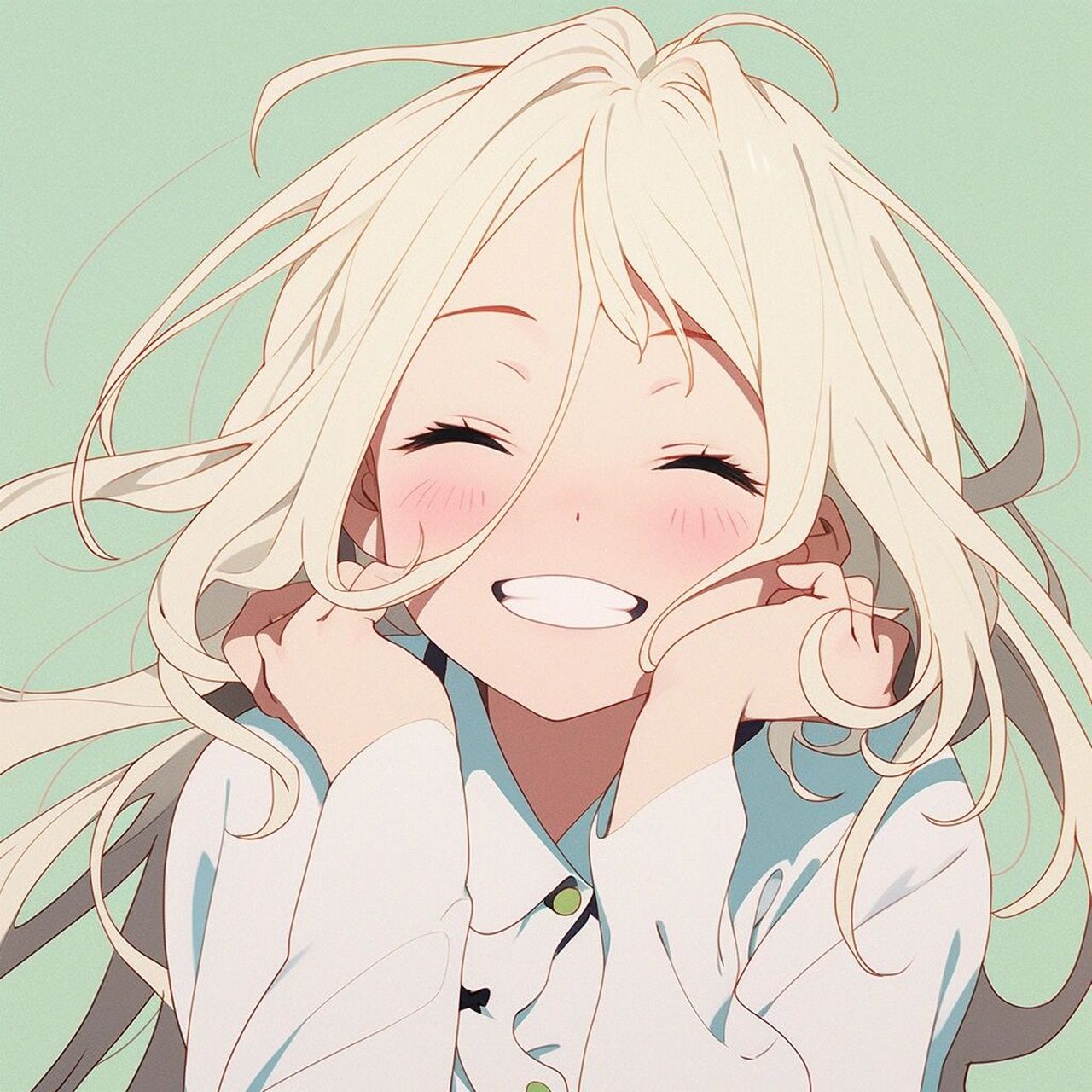 93 萌萌哒的二次元少女93 97可爱爆满的头像,非常适合用来设置