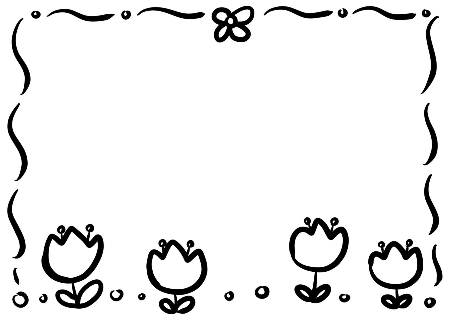 原创黑白边框82(四)手账幼儿园环创 春天元素 春天来啦 一切都是