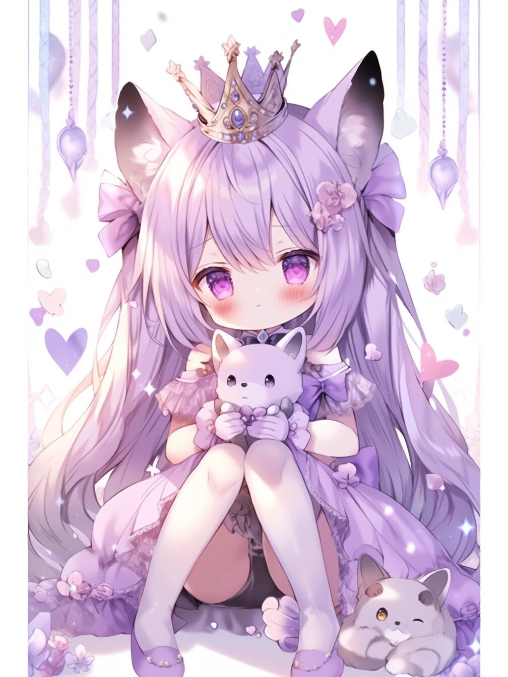 q版紫色系小公主