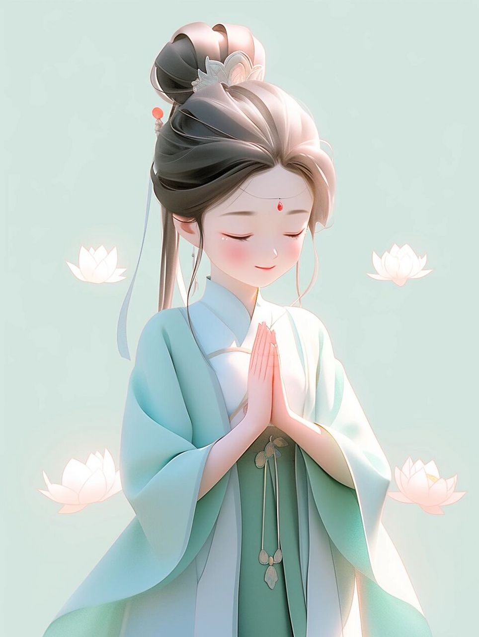 古风壁纸||青衣·佛系女生头像97