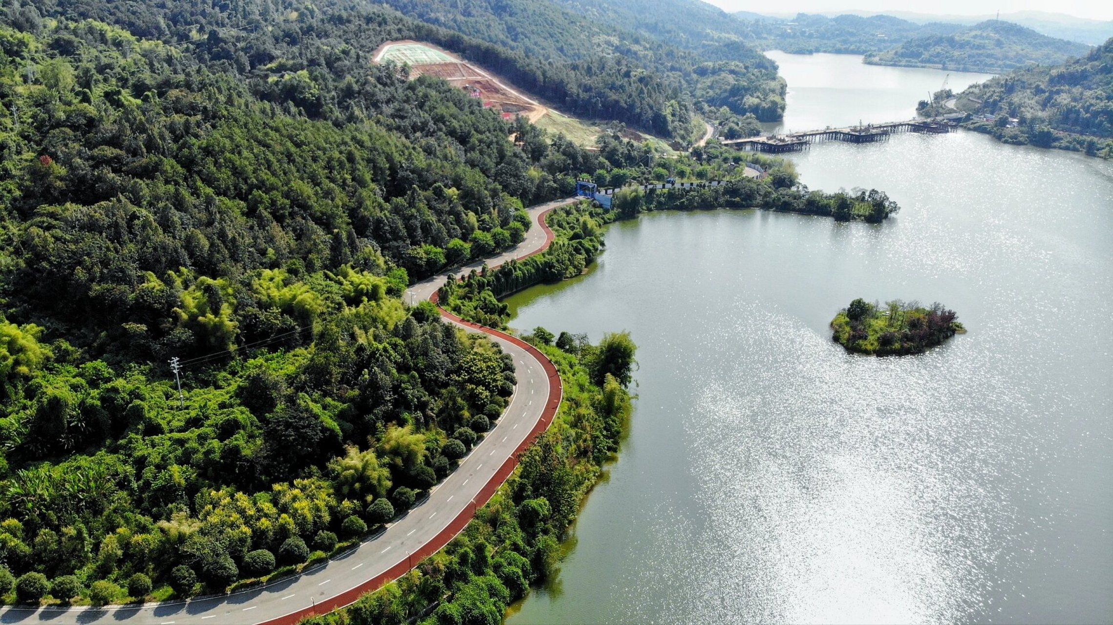 铜梁玄天湖 这个视角不错