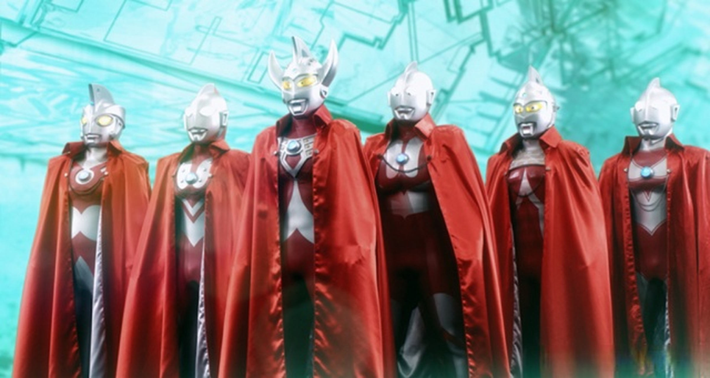 【奥特曼推出「地球人专用」披风】  奥特六兄弟的红色披风可谓深入